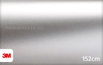 3M 1380 S130 Satin Silver Metallic keukenfolie