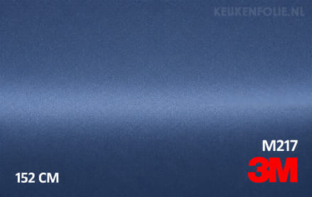 3M 2080 M217 Matte Slate Blue Metallic keukenfolie