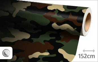 Camouflage leger keukenfolie