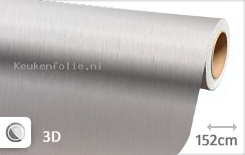 Geborsteld aluminium zilver keukenfolie